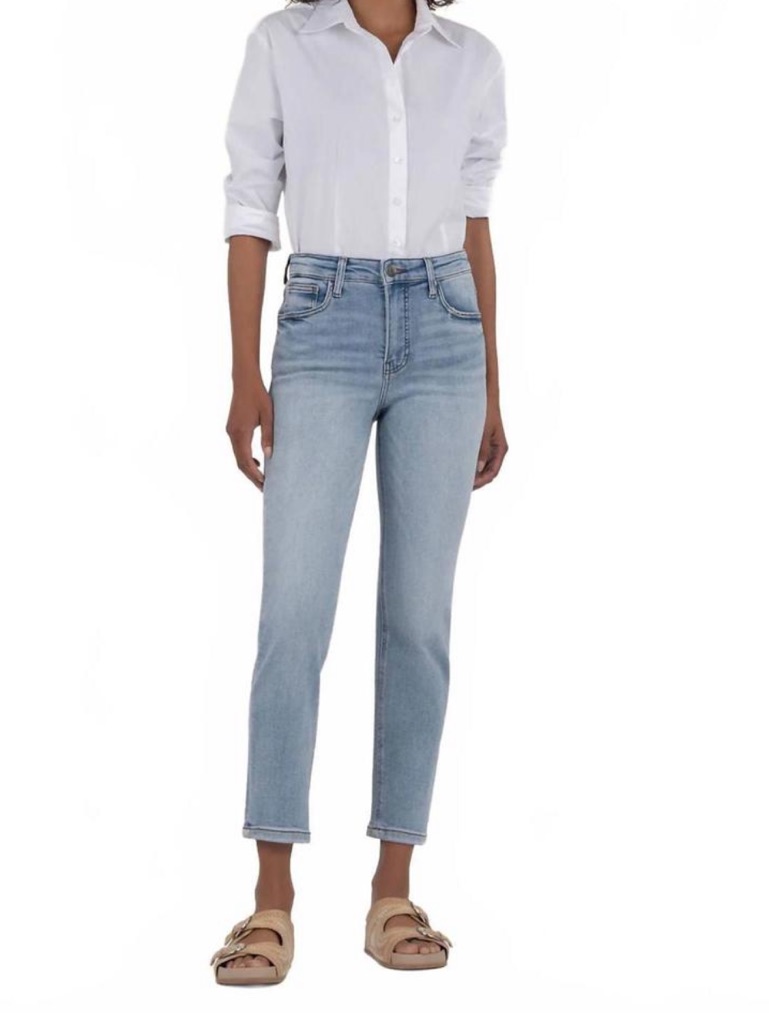 Liverpool Jeans 6 28 Liv Non-Skinny Skinny Hi-Rise Stretch Light Denim Ankle